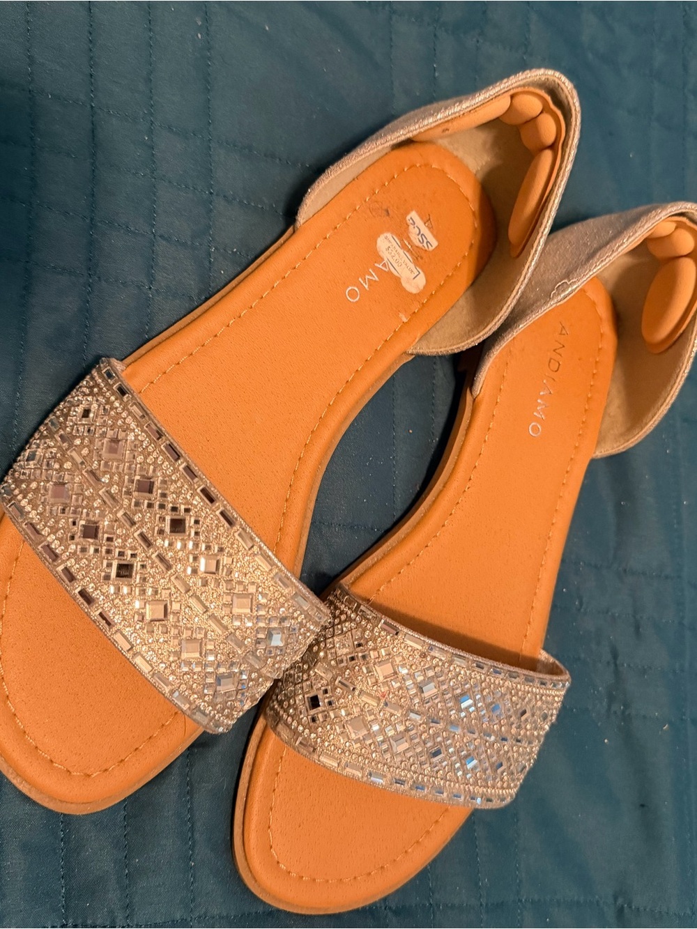 Silver Embellished Women’s Sandals
